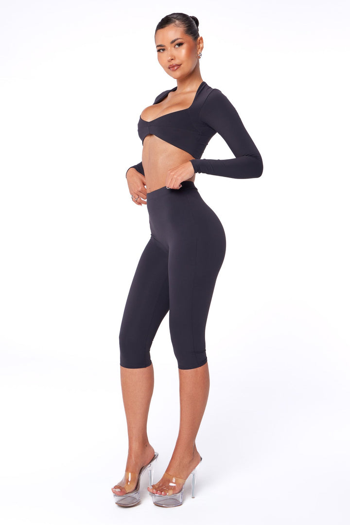 Lemi Capri Legging - Titanium