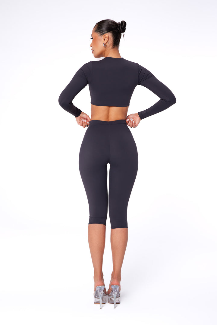 Lemi Capri Legging - Titanium