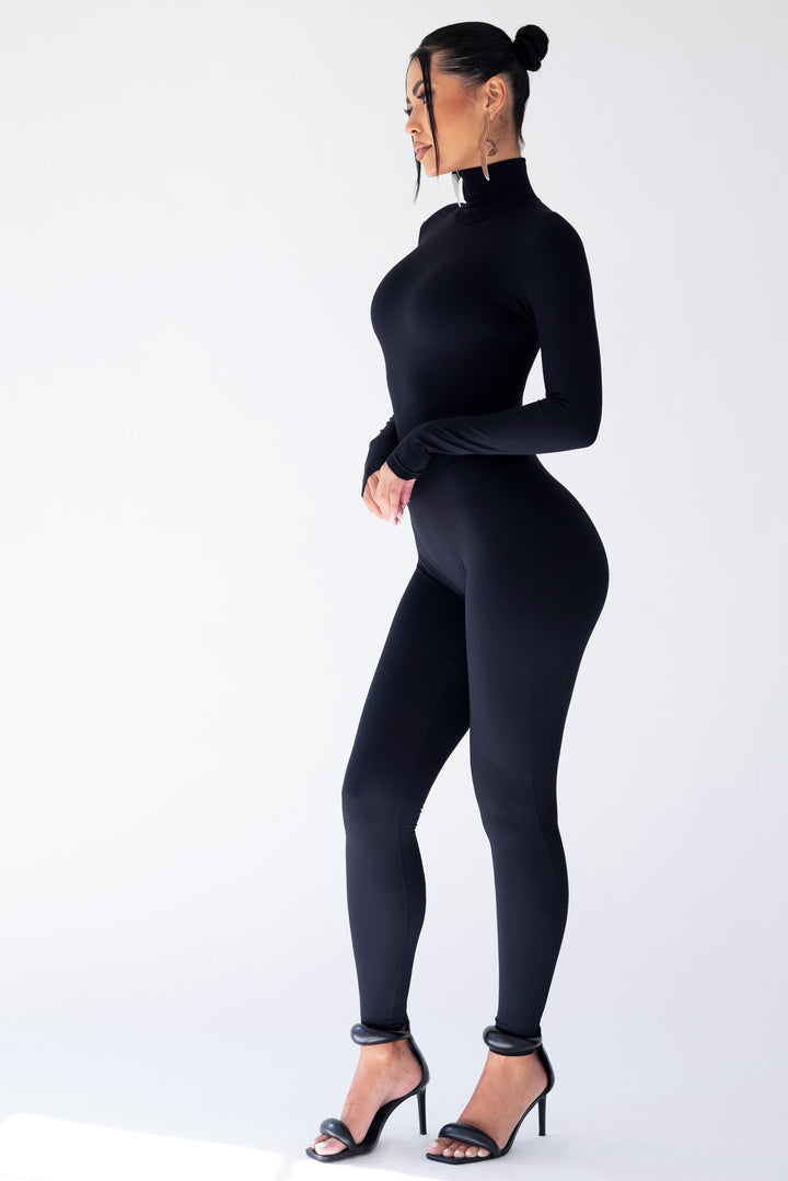 Zea Full Bodysuit - Black