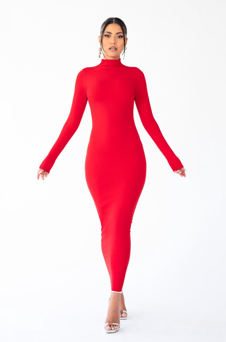Leona Dress - Red-