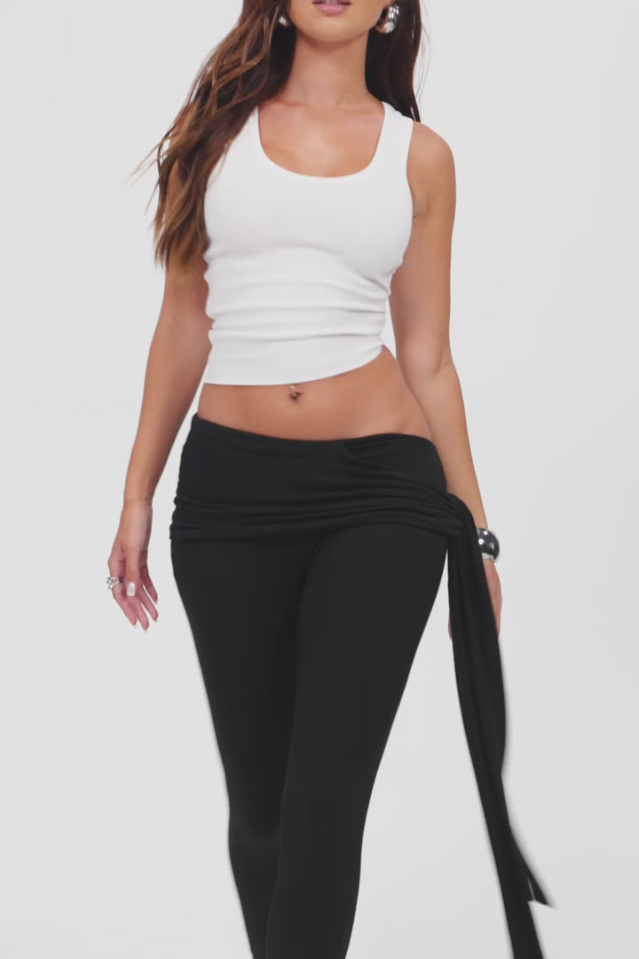 Lucy Rib Top — White